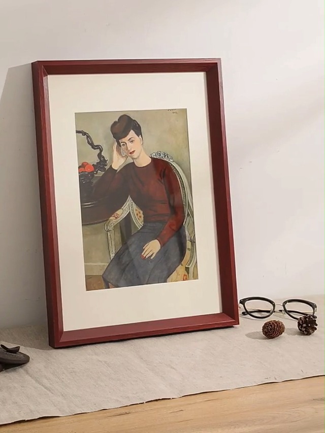 額縁、絵は付きません 8111 ゴールド SM 227×158mm アクリル板付き油彩額縁 - 額縁 - 激安